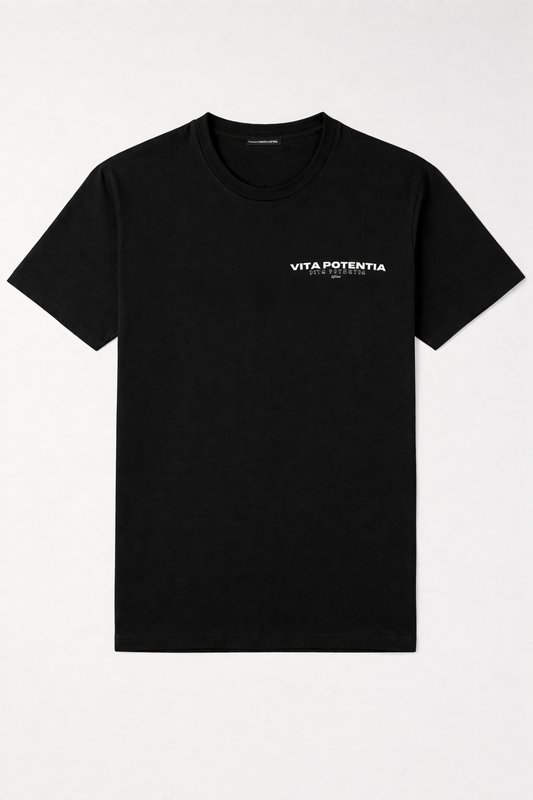 "Origin Tee" Vita Potentia Black Edition