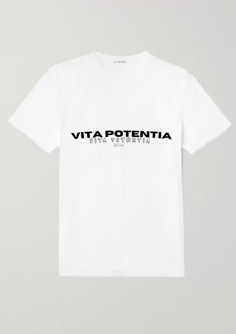 "Origin Tee" Vita Potentia White Edition