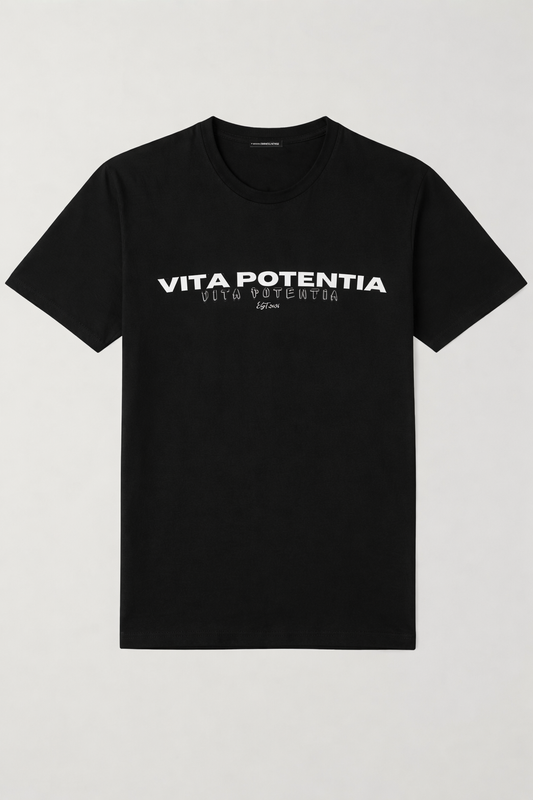 "Origin Tee" Vita Potentia Black Edition